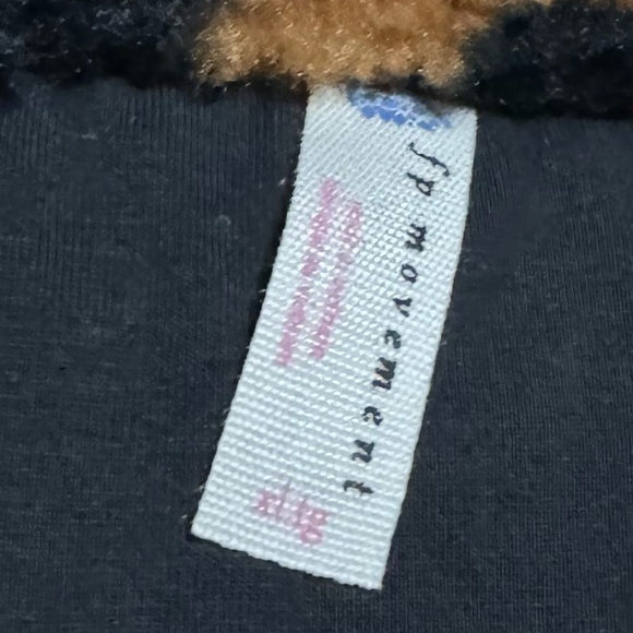 FP Movement NWOT Hit The Slopes Rocky Ridge Printed Fleece Jacket Brown Sz XL - Picture 4 of 4